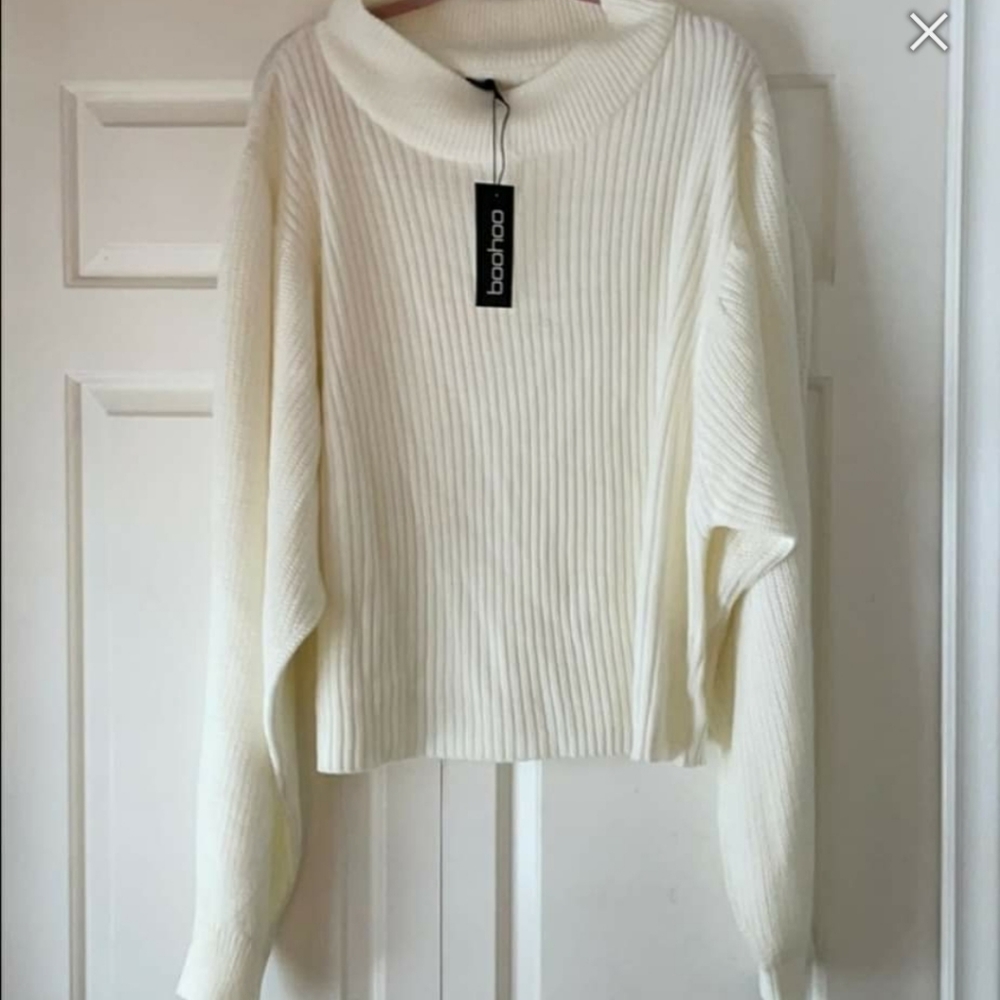 Boohoo Bell Sleeve Sweater